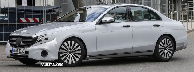 SPYSHOTS: W213 E-Class prototype loses some camo