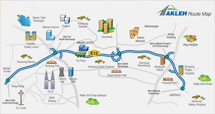 AKLEH toll rate to go up by RM1 on Oct 15, to RM2.50 391070