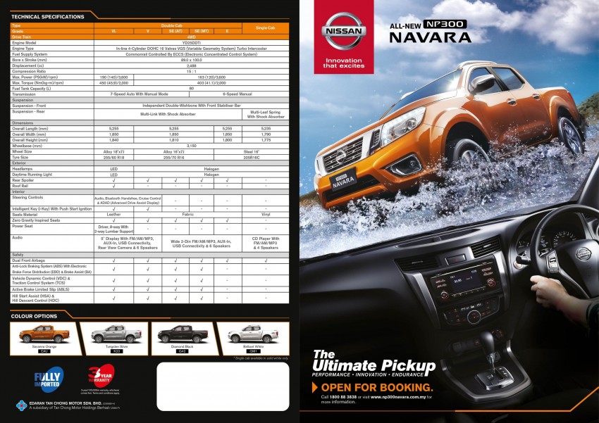 Nissan NP300 Navara order books now open – six variants offered, estimated prices from RM85k 391874