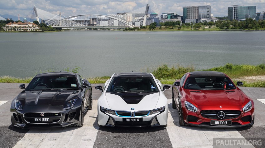 Driven Web Series 2015 #7: million ringgit sports cars – BMW i8 vs Mercedes-AMG GT S vs Jaguar F-Type R 417683