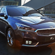 2017 Kia Cadenza seen again in new outdoor photos
