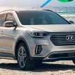 2017 Hyundai Sante Fe and Sante Fe Sport for the US
