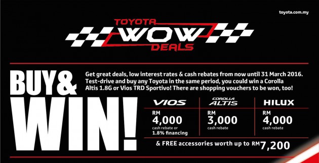 Toyota Promotion Feb 2016 onwards CNY