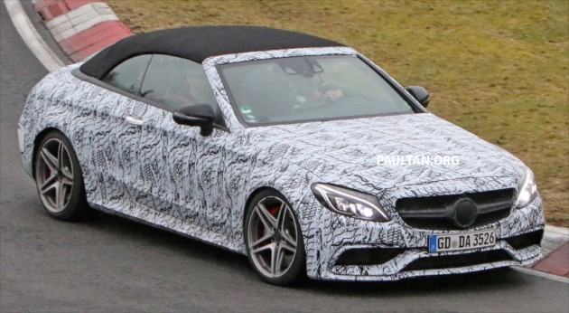 2016-mercedes-amg-c-63-cabriolet-spy-nurburgring- 008
