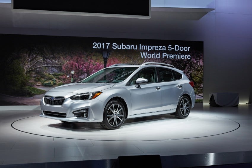 2017 Subaru Impreza sedan and hatch go live in NY 465838