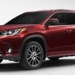 2017 Toyota Highlander midlife facelift, new 3.5 V6, 8AT