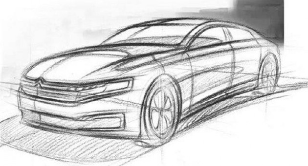 Citroen C6 teaser images-2