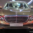 W213 Mercedes E-Class makes ASEAN debut at BKK show – E220d Exclusive, AMG Dynamic for Thailand