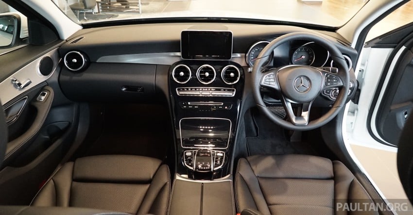 GALLERY: W205 Mercedes-Benz C180 Avantgarde and C300 AMG Line in Malaysian showroom, from RM229k 460812