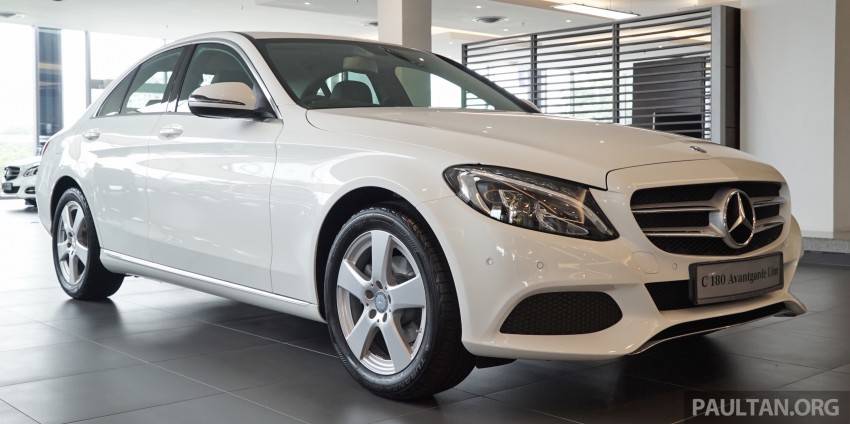 GALLERY: W205 Mercedes-Benz C180 Avantgarde and C300 AMG Line in Malaysian showroom, from RM229k 462979