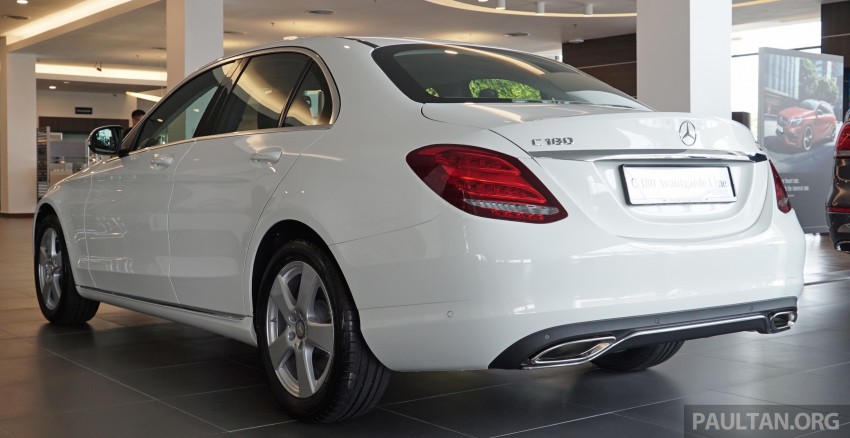 GALLERY: W205 Mercedes-Benz C180 Avantgarde and C300 AMG Line in Malaysian showroom, from RM229k 462981