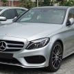 GALLERY: W205 Mercedes-Benz C180 Avantgarde and C300 AMG Line in Malaysian showroom, from RM229k