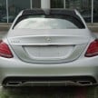GALLERY: W205 Mercedes-Benz C180 Avantgarde and C300 AMG Line in Malaysian showroom, from RM229k