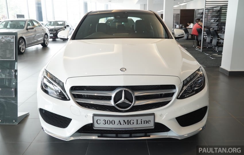 GALLERY: W205 Mercedes-Benz C180 Avantgarde and C300 AMG Line in Malaysian showroom, from RM229k 462987