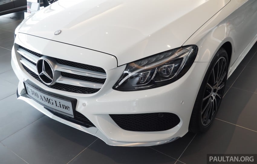 GALLERY: W205 Mercedes-Benz C180 Avantgarde and C300 AMG Line in Malaysian showroom, from RM229k 462989