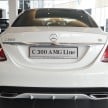 GALLERY: W205 Mercedes-Benz C180 Avantgarde and C300 AMG Line in Malaysian showroom, from RM229k