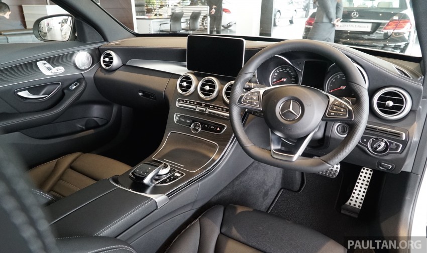 GALLERY: W205 Mercedes-Benz C180 Avantgarde and C300 AMG Line in Malaysian showroom, from RM229k 463010