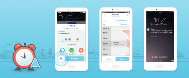 Waze Planned Drives_All iOS Screens