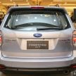2016 Subaru Forester facelift launched in Malaysia, from RM140k – two NA CKD variants, one turbo CBU