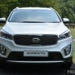 2016 Kia Sorento launched in Malaysia – 2.2 LS diesel, 2.4 MS petrol and 2.4 HS petrol, RM156k-RM176k