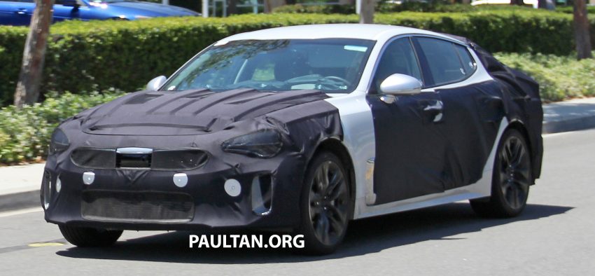 SPYSHOTS: Kia GT spotted road-testing in California 494723
