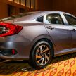 Honda Civic 2016 dilancarkan di M’sia – 1.8L dan 1.5L VTEC Turbo; tiga varian dan harga bermula RM111k