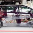 Toyota Alphard and Vellfire – Malaysian spec cars previewed at Toyota showroom, Mitsui Outlet Park