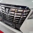 Toyota Alphard dan Vellfire – model spesifikasi Malaysia telah dipamerkan di Mitsui Outlet Park
