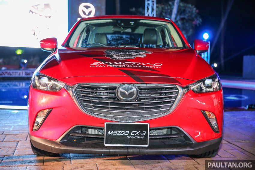 Mazda CX-3 1.5L SkyActiv-D diesel on display at Saujana – evaluation unit, no plans for launch yet 522048