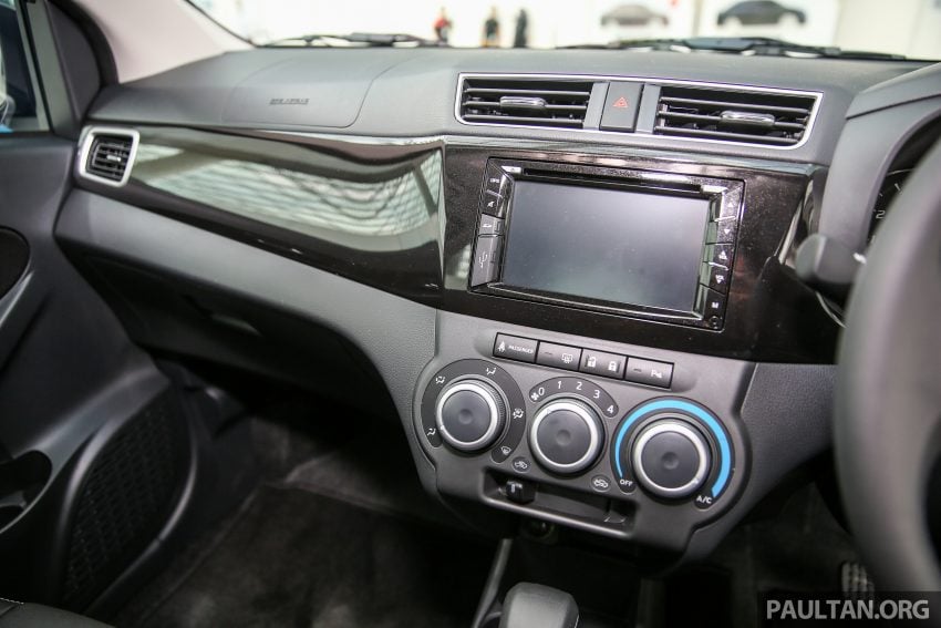 Perodua Bezza –  variant-by-variant equipment list 520159