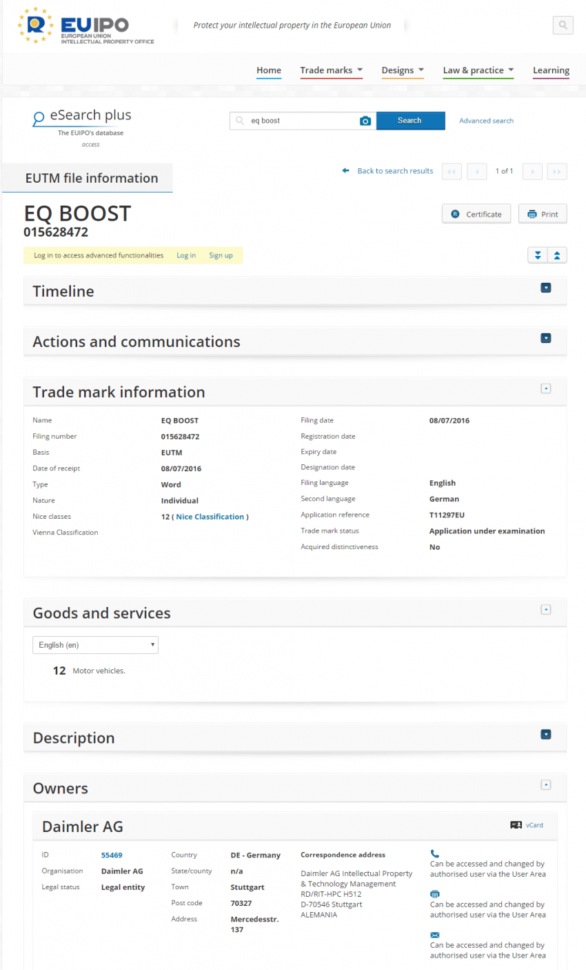 Mercedes’ electric vehicle sub-brand to be called EQ? 533909