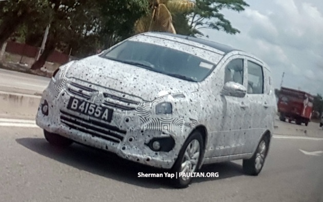Proton Ertiga Spyshots August-04