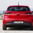 2017 Kia Rio – full details of new B-segment hatch