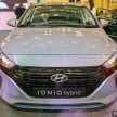 Hyundai Ioniq Hybrid in Malaysia: CKD, 7 airbags, from RM100k; RM111k with AEB and Smart Cruise Control