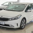 Kia Cerato facelift – prices maintained, from RM91,888