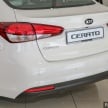 Kia Cerato facelift – prices maintained, from RM91,888