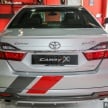 Updated Toyota Camry on sale in M’sia, from RM153k – two new variants, 7 airbags and VSC across the range