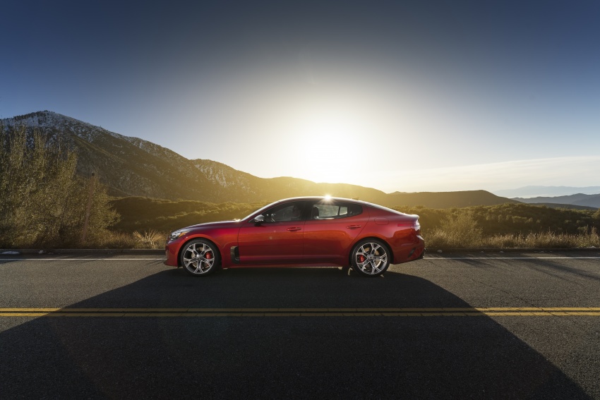 Kia Stinger 2018 didedahkan – model produksi sebenar kereta sport empat-pintu dari konsep Kia GT 600342