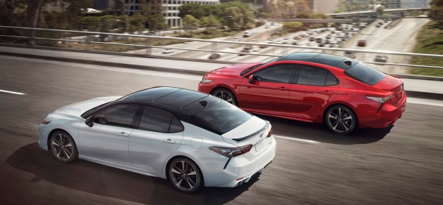 2018 Toyota Camry – longer and lower with TNGA platform, 2.5L VVT-iE with 8AT, focus on dynamics