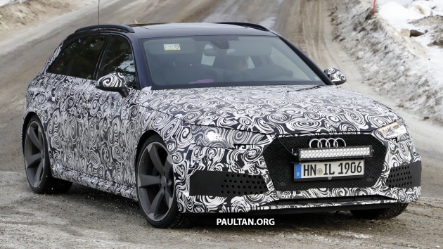 SPIED: B9 Audi RS4 Avant tests all-weather traction