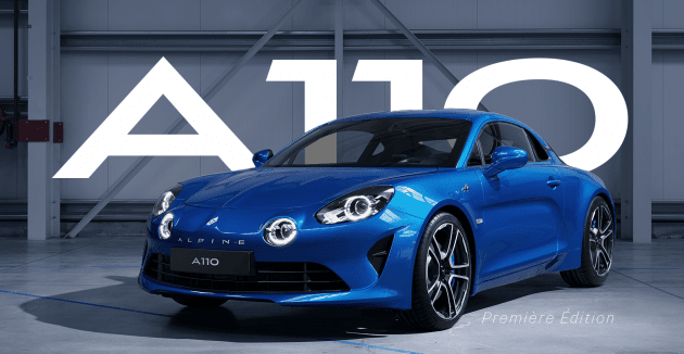 Alpine A110 debuts – 252 PS Porsche Cayman rival