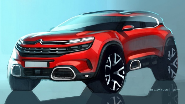 Citroen C5 Aircross teased ahead of Shanghai debut