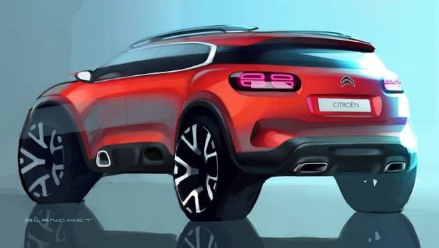 Citroen C5 Aircross teased ahead of Shanghai debut