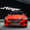 Kia Stinger displayed at distributor meet in Malaysia