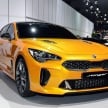 Kia Stinger displayed at distributor meet in Malaysia