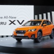 2018 Subaru XV – new looks, better dynamics, safety