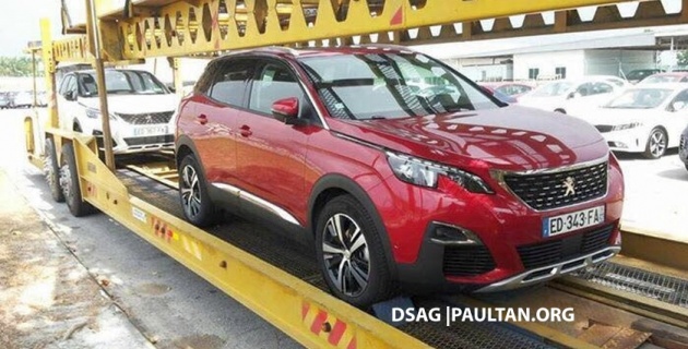 SPIED: Peugeot 3008 1.6L THP on a trailer in Malaysia