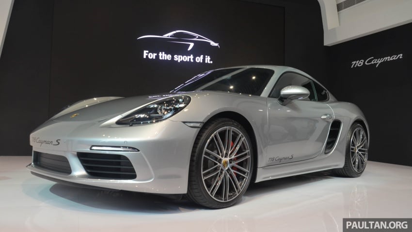 Porsche 718 Cayman, Cayman S make Malaysian debut at new Porsche Centre Penang, from RM530k 630738