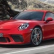 Porsche 911 GT3 now with 500 hp, manual gearbox