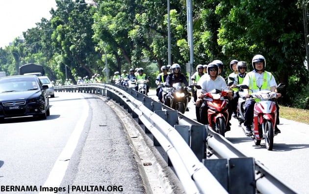 Motosikal tak boleh guna laluan paling kanan di M’sia?